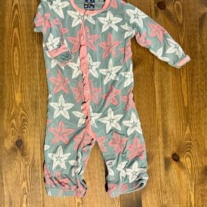 KicKee Pants 3-6 months Fresh Air Fancy Starfish romper